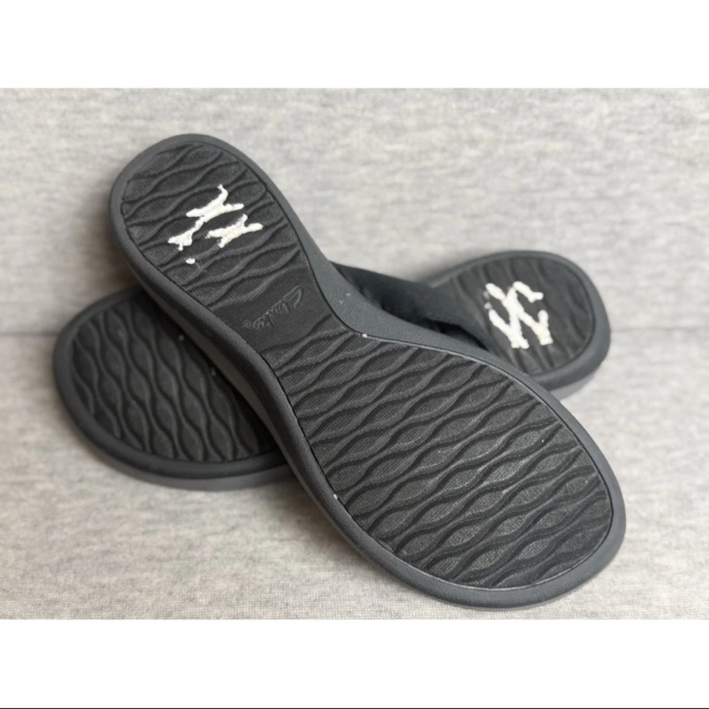 Clarks Cloudsteppers Arla Glison Flip Flop Thong Sandals Women's Gray Casual 10M - Picture 4 of 4